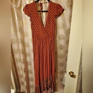 Maxi floral boho dress